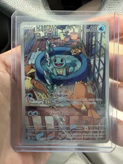 Squirtle 148/142 Illustration Rare - Stellar Crown NM Pokemon - Image 1