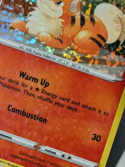 Growlithe Holo 4/15 McDonalds 2022 Match Battle Pokemon Card LP - Image 3
