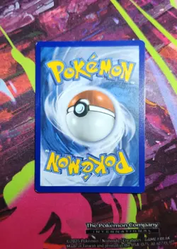 HD Swirl 🌀 Snorlax 141 Cosmos Holo Bleed Error Rare Pokemon TCG ✨ - Image 4