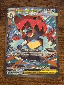 Pokemon TCG Mega Feraligatr EX 274/217 SIR Ascended Heroes NM Condition - Image 1