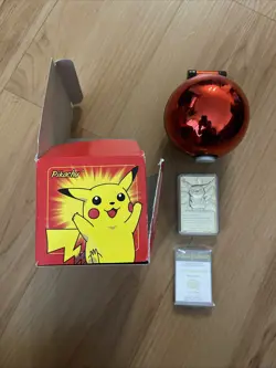 23K Gold Plated Pokemon Trading Card PIKACHU #25 Burger King 1999 Vtg - Image 2
