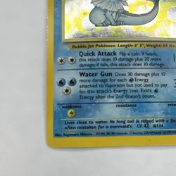 Pokemon TCG Vaporeon Jungle Holo Rare Unlimited 12/64 Stage 1 English 1999 - Image 4