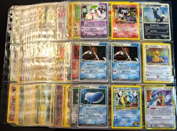 DAMAGED Lot of 180 ALL HOLO Vintage Pokemon Card Binder Collection DAMAGED - Image 1