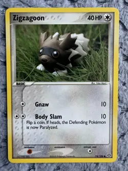Zigzagoon 74/106 Common Emerald Pokemon NEAR MINT VERY NICE - Image 1