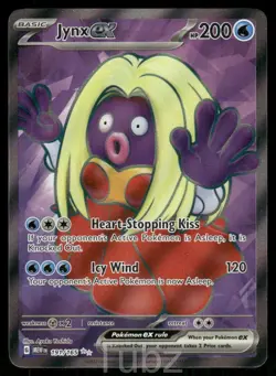 Jynx ex 191/165 Ultra Rare 151 Pokemon Near Mint - Image 1