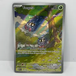 Tangela 178/165 Illustration Rare Scarlet & Violet 151 Pokemon Card - Image 1