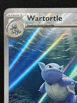 Pokemon TCG Wartortle Scarlet & Violet Holo Illustration Card 171/165 NM - Image 5