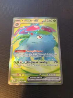 2023 Pokemon SV 151 Venusaur ex Ultra Rare #182/165 - Image 1