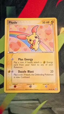 Pokemon Plusle 69/101 Common Hidden Legends LP - Image 1