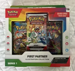 Pokemon TCG First Partner Illustration Collection Series 1 New Sealed - Image 1