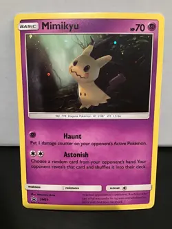 Mimikyu SM29 Holo Pokemon Black Star Promo - Image 1