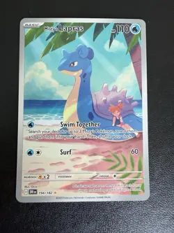 Misty’s Lapras 194/182 Illustration Rare 2025 Pokemon Destined Rivals *CENTERED* - Image 1