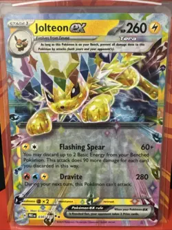 Pokemon TCG Jolteon EX 030/131 Double Rare Holo Prismatic - Image 1