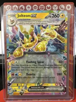 Pokemon TCG Jolteon EX 030/131 Double Rare Holo Prismatic - Image 3