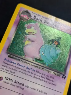 Dark Slowbro 12/82 Team Rocket Pokemon LP Unlimited Holo - Image 4