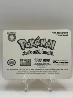 Vintage Pokemon TCG Lenticular Psyduck Promo PIKA-0026D DVD 1997-1998 - Image 3