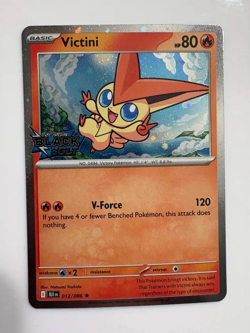 Victini (Black Bolt Stamped) 012/086 Cosmos Holo Pokemon Holo NM - Image 2