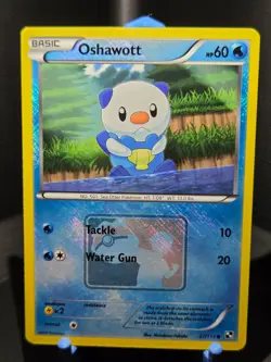 Pokemon Black & White Oshawott Reverse Holo League Promo 27/114 NM - Image 1