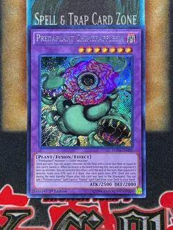 Yugioh Predaplant Chimerafflesia FUEN-EN009 Secret Rare 1st Ed NM - Image 1