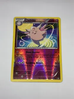 Clefable 82/122 XY BREAKpoint Rare Reverse Holo Pokemon TCG Card NM - Image 1