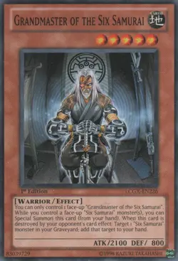 Grandmaster of the Six Samurai - LCGX-EN226 - Common - Unlimited Edition x3 - Ne - Image 1