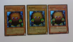 Playset: 3x Kuriboh MRD-071 (Super Rare, Unlimited, Played / MP) GOATS - Image 1