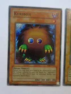 Playset: 3x Kuriboh MRD-071 (Super Rare, Unlimited, Played / MP) GOATS - Image 3