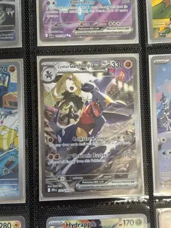 Pokemon TCG Cynthia's Garchomp EX Holo Card 232/182 Sv10: Destined Rivals - Image 1