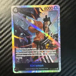 Kin'emon OP16-082 SR The Time of Battle Foil English One Piece - Image 1