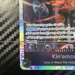 Kin'emon OP16-082 SR The Time of Battle Foil English One Piece - Image 4