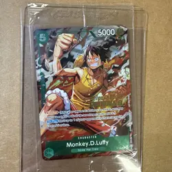One Piece Card Game Monkey.D.Luffy Release Winner [op-16] Promo P-135 Sealed Eng - Image 1