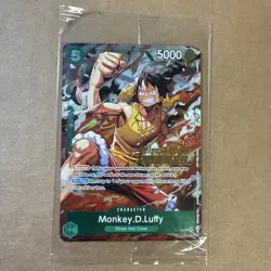 One Piece Card Game Monkey.D.Luffy Release Winner [op-16] Promo P-135 Sealed Eng - Image 2