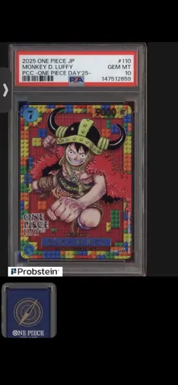 2025 One Piece JPN PCC One Piece Day '25 #110 Monkey D. Luffy PSA 10 GEM MINT - Image 2