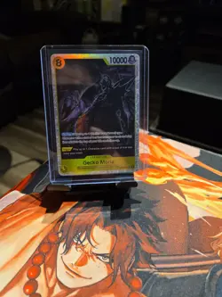 Gecko Moria - OP14-104 SR Foil - THE AZURE SEA'S SEVEN One Piece TCG - ENGLISH - Image 1