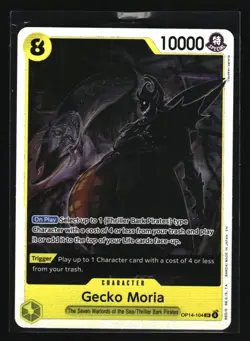 Gecko Moria The Azure Sea's Seven #OP14-104 tcg One_piece - Image 1