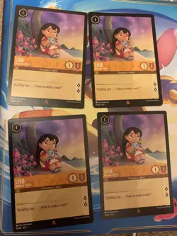 Disney Lorcana TCG the First Chapter Lilo Making a Wish Card 9/204 non-foil - Image 1