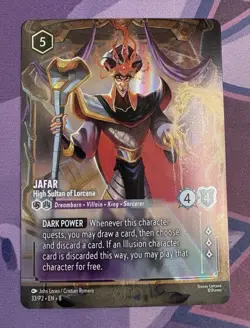 Disney Lorcana Foil Holo Character Lot (5) Scar Jafar Daisy Mulan promo champs - Image 2