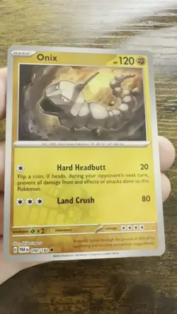 Onix 090/182 NM SV04: Paradox Rift Reverse Holo Pokemon Card - Image 2