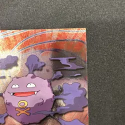 Topps Pokemon Card TV Series Chrome Foil Blue Logo 1st Edition #109 Koffing NM - Image 5