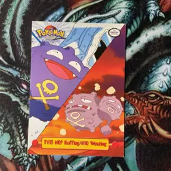 1999 Topps Pokemon Trading Card TV13 #109 Koffing #110 Weezing 0004 - Image 3