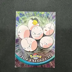 Topps Pokemon Card TV Series 2 ChromeFoil BlueLogo 1st Editing #102 Exeggcute LP - Image 1