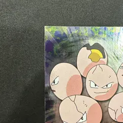 Topps Pokemon Card TV Series 2 ChromeFoil BlueLogo 1st Editing #102 Exeggcute LP - Image 4