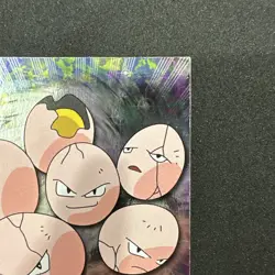 Topps Pokemon Card TV Series 2 ChromeFoil BlueLogo 1st Editing #102 Exeggcute LP - Image 5