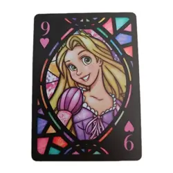 Rapunzel 2021 Tenyo Disney Stained Glass Playing Card - Image 1