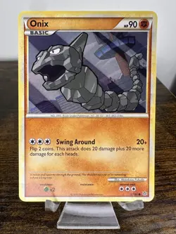Onix 57/95 NM Unleashed Regular Pokemon Card - Image 1