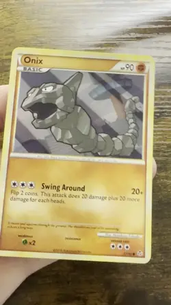 Onix 57/95 NM Unleashed Regular Pokemon Card - Image 2