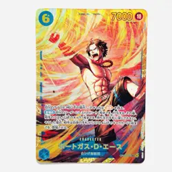 Portgas D. Ace OP13-119 SEC Carrying on His Will One Piece Card Game Japanese - Image 1