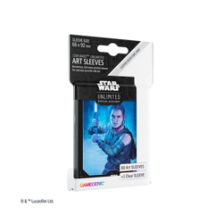 GameGenic - Star Wars Unlimited Art Card Sleeves - Rey - 60 Ct Pack - Image 1