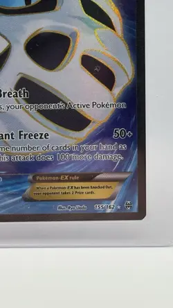 Pokemon TCG Glalie EX Full Art Ultra Rare Card 155/162 XY Breakthrough 2015 NM - Image 5