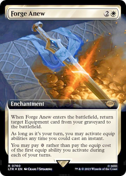 MTG Forge Anew 760 Rare Surge Foil Extended Art The Lord of the Rings - Image 1